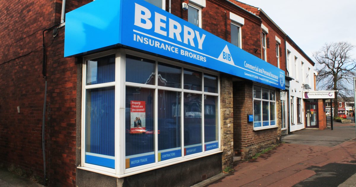 Signage Transformation for Berry Insurance Brokers Stone Create